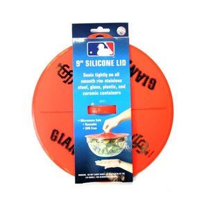 MLB SAN FRANCISCO GIANTS SILICONE LIDS 9 INCH FOR CLASS PLASTIC STEEL BOWL